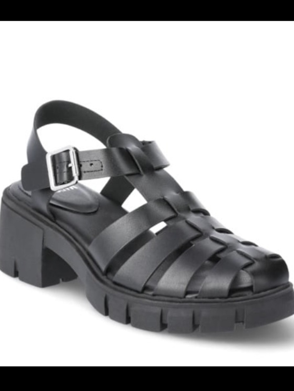 Madden NYC Fisherman Block Heel Sandals NWT 11